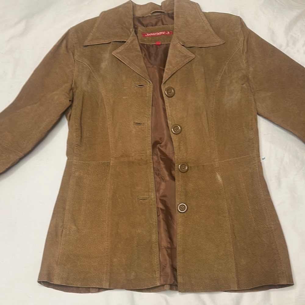 Jennifer J Brown Suede Blazer